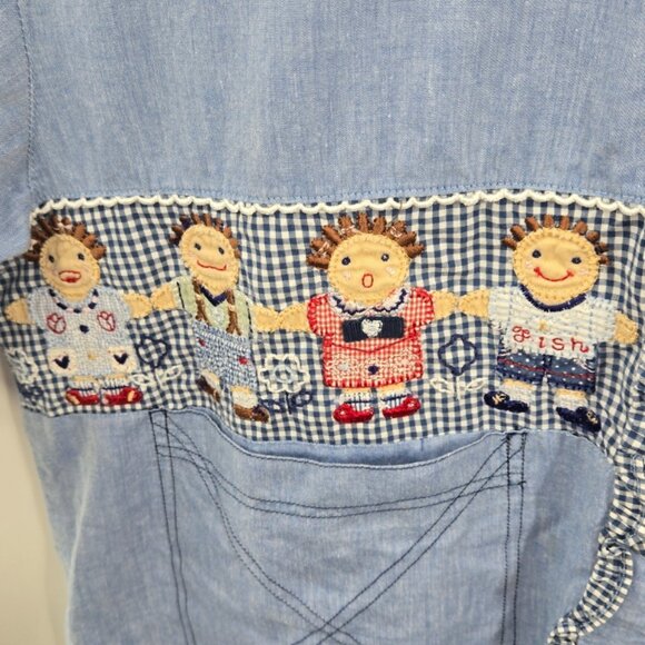 Vintage Cuse Berry Embroidered Japanese Cottagecore Short Sleeve Shirt Medium - Picture 3 of 15